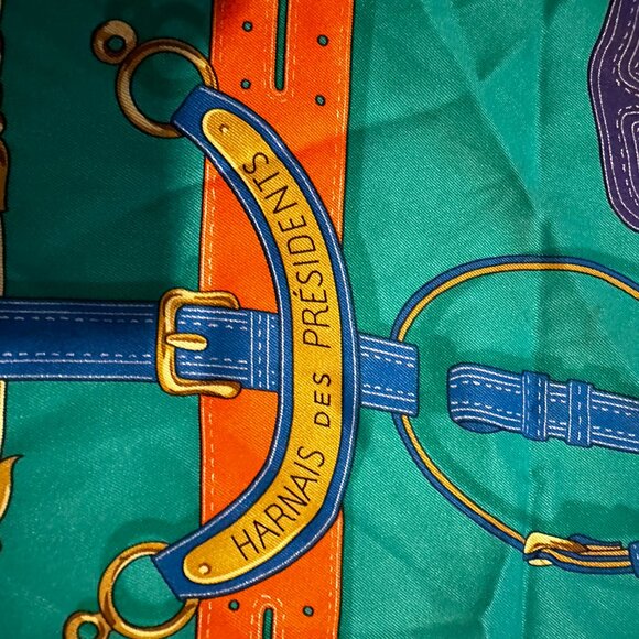Harnais de Presidents HERMES Silk Scarf - Picture 3 of 5